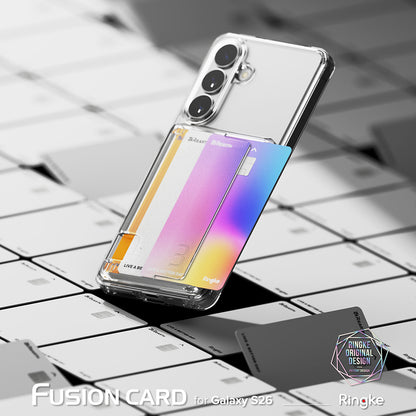 Pouzdro pro Samsung Galaxy S26, Ringke, Fusion Card, Průhledné