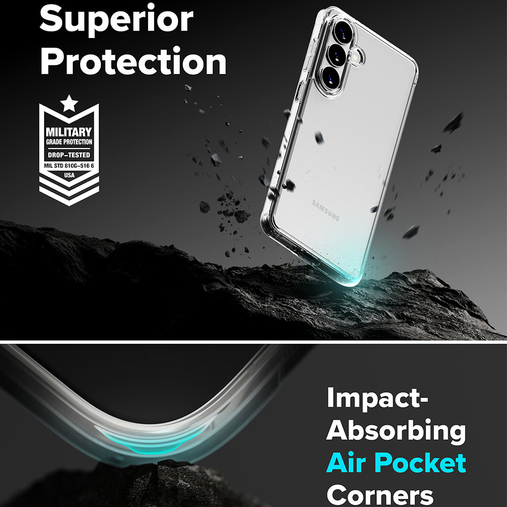 Pouzdro pro Samsung Galaxy S26, Ringke, Fusion, Průhledné