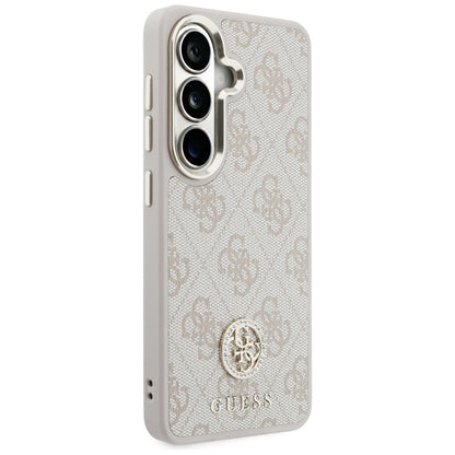 Pouzdro pro Samsung Galaxy S26 S942, GUESS, 4G Big Rhinestone Triangle Strap, Růžové