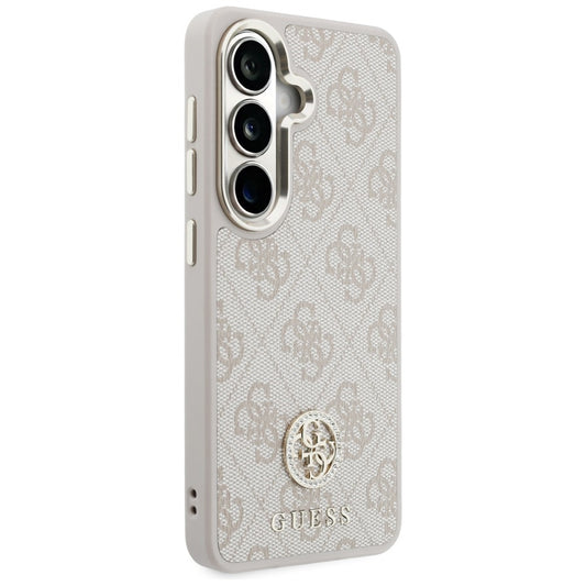 Pouzdro pro Samsung Galaxy S26 S942, GUESS, 4G Big Rhinestone Triangle Strap, Růžové