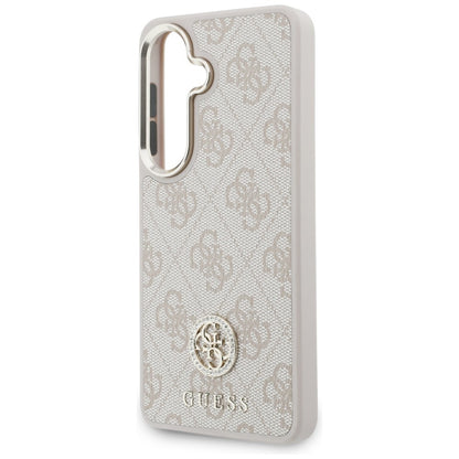 Pouzdro pro Samsung Galaxy S26 S942, GUESS, 4G Big Rhinestone Triangle Strap, Růžové
