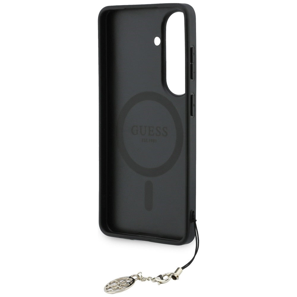 Pouzdro pro Samsung Galaxy S26 S942, Guess, 4G Classic Logo Charm, hnědá