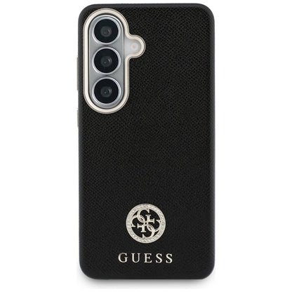 Pouzdro pro Samsung Galaxy S26 S942, Guess, Rhinestone Round Logo, Černá