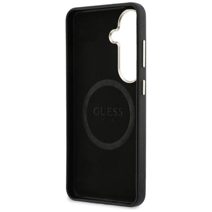 Pouzdro pro Samsung Galaxy S26 S942, Guess, Rhinestone Round Logo, Černá