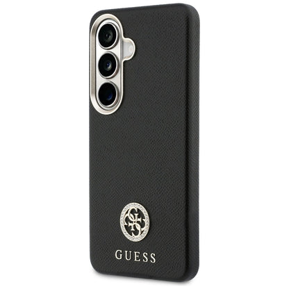 Pouzdro pro Samsung Galaxy S26 S942, Guess, Rhinestone Round Logo, Černá