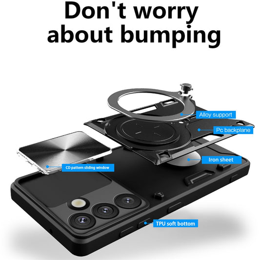 Pouzdro pro Samsung Galaxy S26, Techsuit, CamGuard Pro, Růžové Zlato