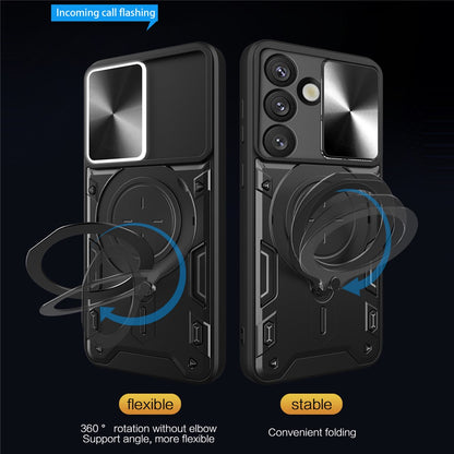 Pouzdro pro Samsung Galaxy S26, Techsuit, CamGuard Pro, Růžové Zlato