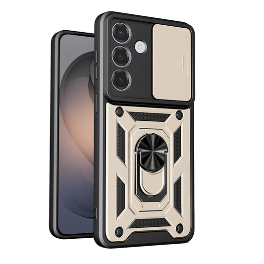 Pouzdro pro Samsung Galaxy S26, Techsuit, CamShield, Zlaté