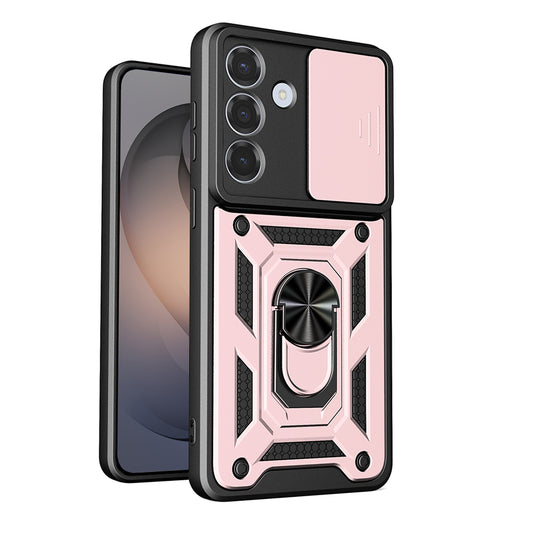 Pouzdro pro Samsung Galaxy S26, Techsuit, CamShield, Růžové Zlato