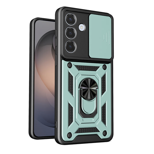 Pouzdro pro Samsung Galaxy S26, Techsuit, CamShield, Zelené