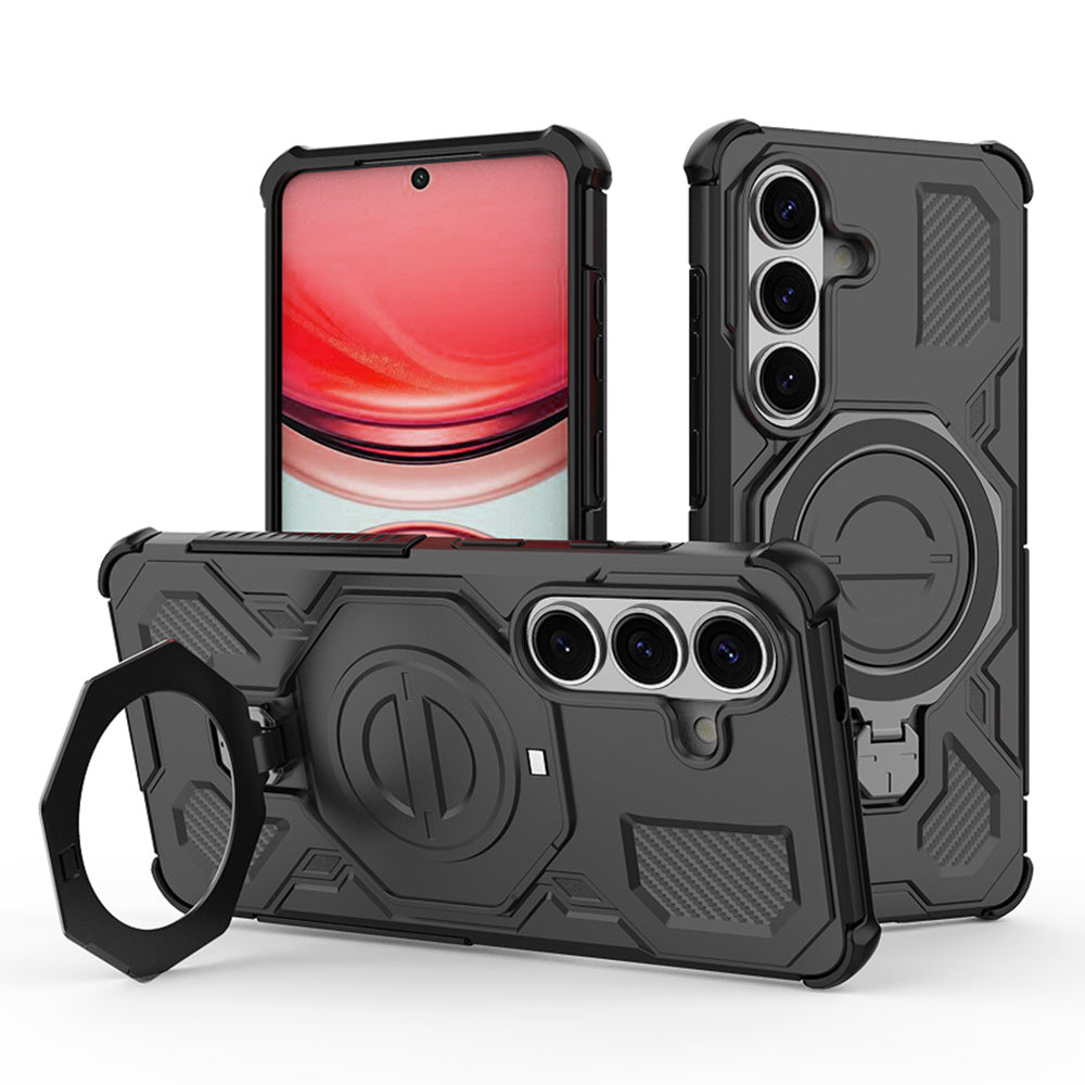 Pouzdro pro Samsung Galaxy S26, Techsuit, Carbon Shield Pro, Černá.