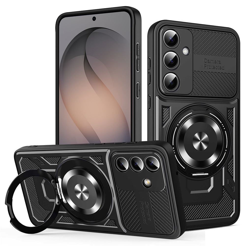 Pouzdro pro Samsung Galaxy S26, Techsuit, RuggedCam, Černá