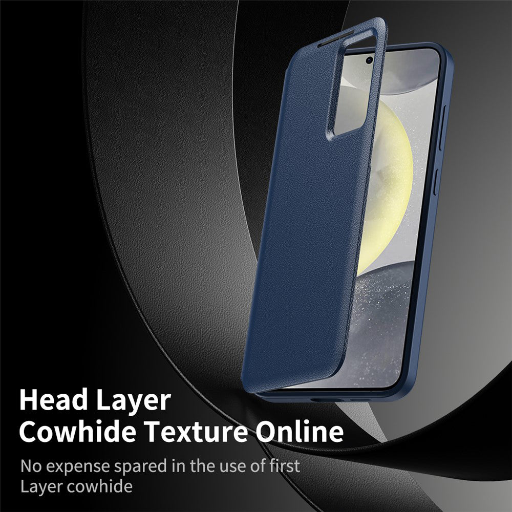 Pouzdro pro Samsung Galaxy S26, Techsuit, SmartView, Modrá