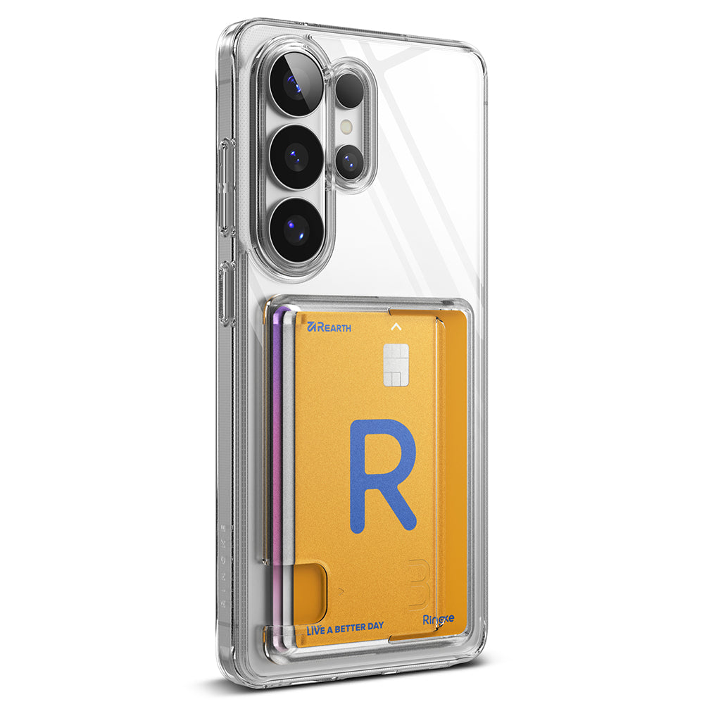 Pouzdro pro Samsung Galaxy S26 Ultra, Ringke, Fusion Card, Průhledné