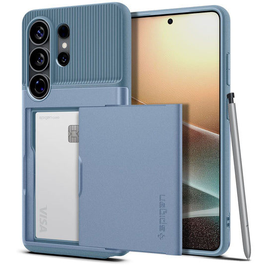 Pouzdro pro Samsung Galaxy S26 Ultra S948, Spigen, Slim Armor CS, Modrá ACS11225