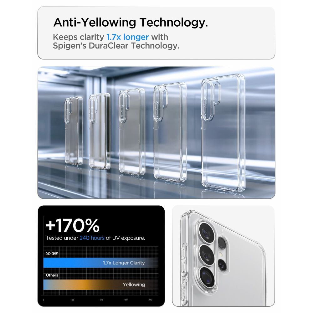 Pouzdro pro Samsung Galaxy S26 Ultra S948, Spigen, Ultra Hybrid, Transparentní ACS10677