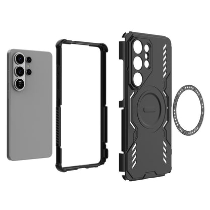 Pouzdro MagSafe pro Samsung Galaxy S26 Ultra S948, Techsuit, ArmorMag, Modrá