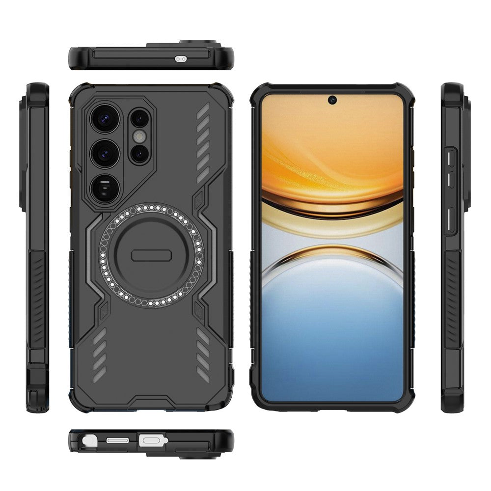 Pouzdro MagSafe pro Samsung Galaxy S26 Ultra S948, Techsuit, ArmorMag, Černá