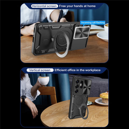 Pouzdro pro Samsung Galaxy S26 Ultra, Techsuit, CamGuard Pro, Fialové