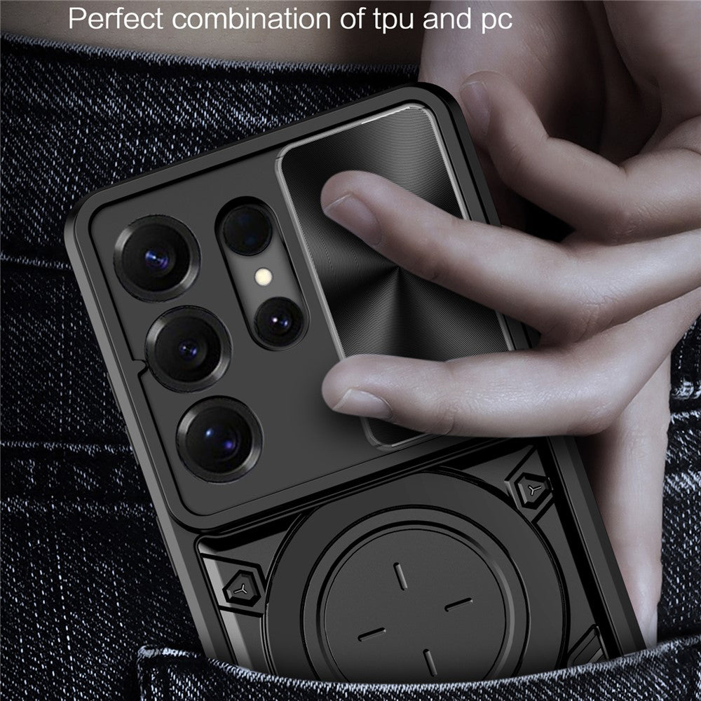 Pouzdro pro Samsung Galaxy S26 Ultra, Techsuit, CamGuard Pro, Růžové Zlato