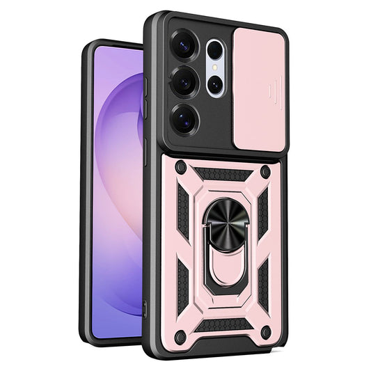 Pouzdro pro Samsung Galaxy S26 Ultra, Techsuit, CamShield, Růžové Zlato