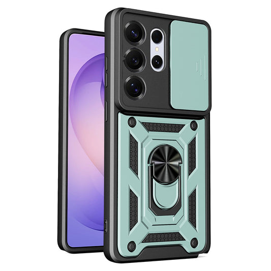 Pouzdro pro Samsung Galaxy S26 Ultra, Techsuit, CamShield, Zelené