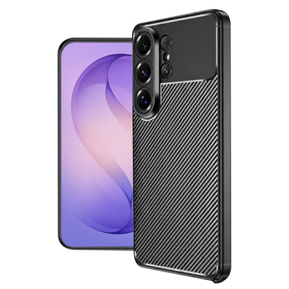 Pouzdro pro Samsung Galaxy S26 Ultra, Techsuit, CarbonFiber, Černá
