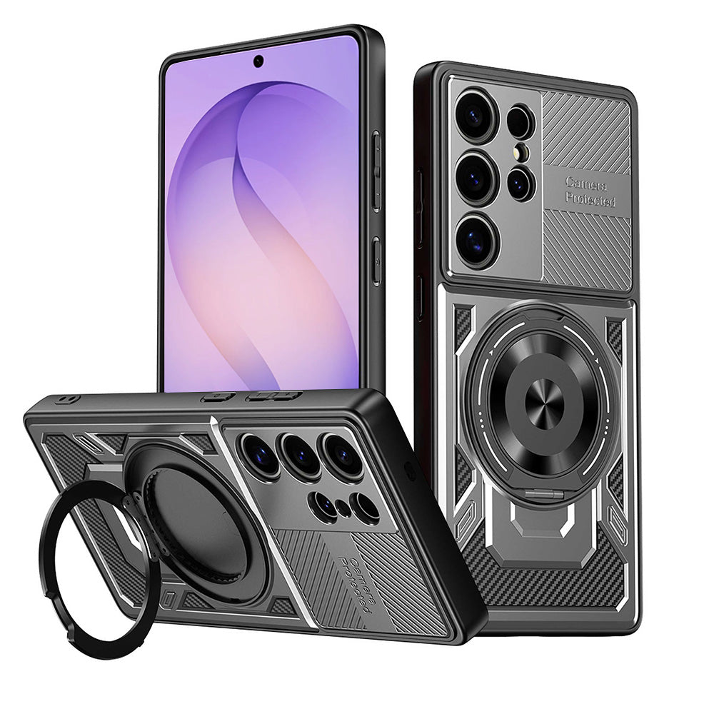 Pouzdro pro Samsung Galaxy S26 Ultra, Techsuit, RuggedCam, Šedá