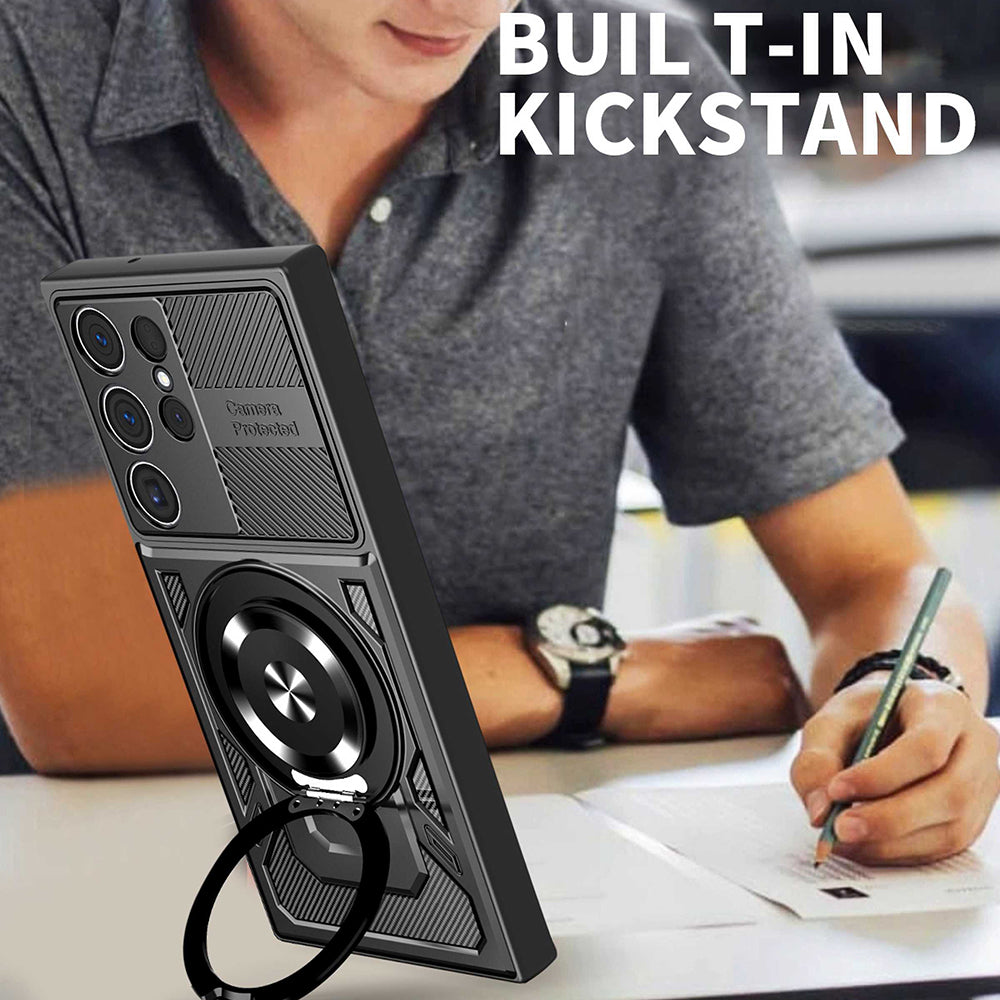 Pouzdro pro Samsung Galaxy S26 Ultra, Techsuit, RuggedCam, Šedá