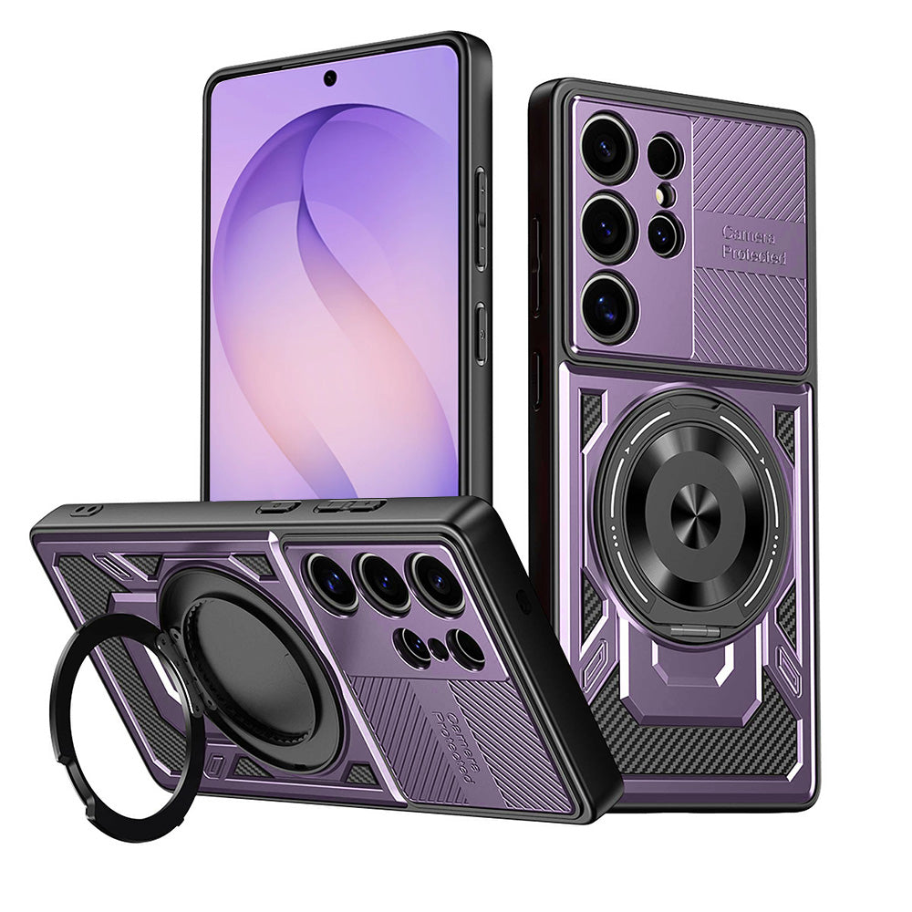 Pouzdro pro Samsung Galaxy S26 Ultra, Techsuit, RuggedCam, Fialové