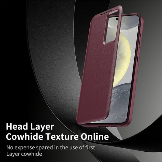 Pouzdro pro Samsung Galaxy S26 Ultra, Techsuit, SmartView, Červená