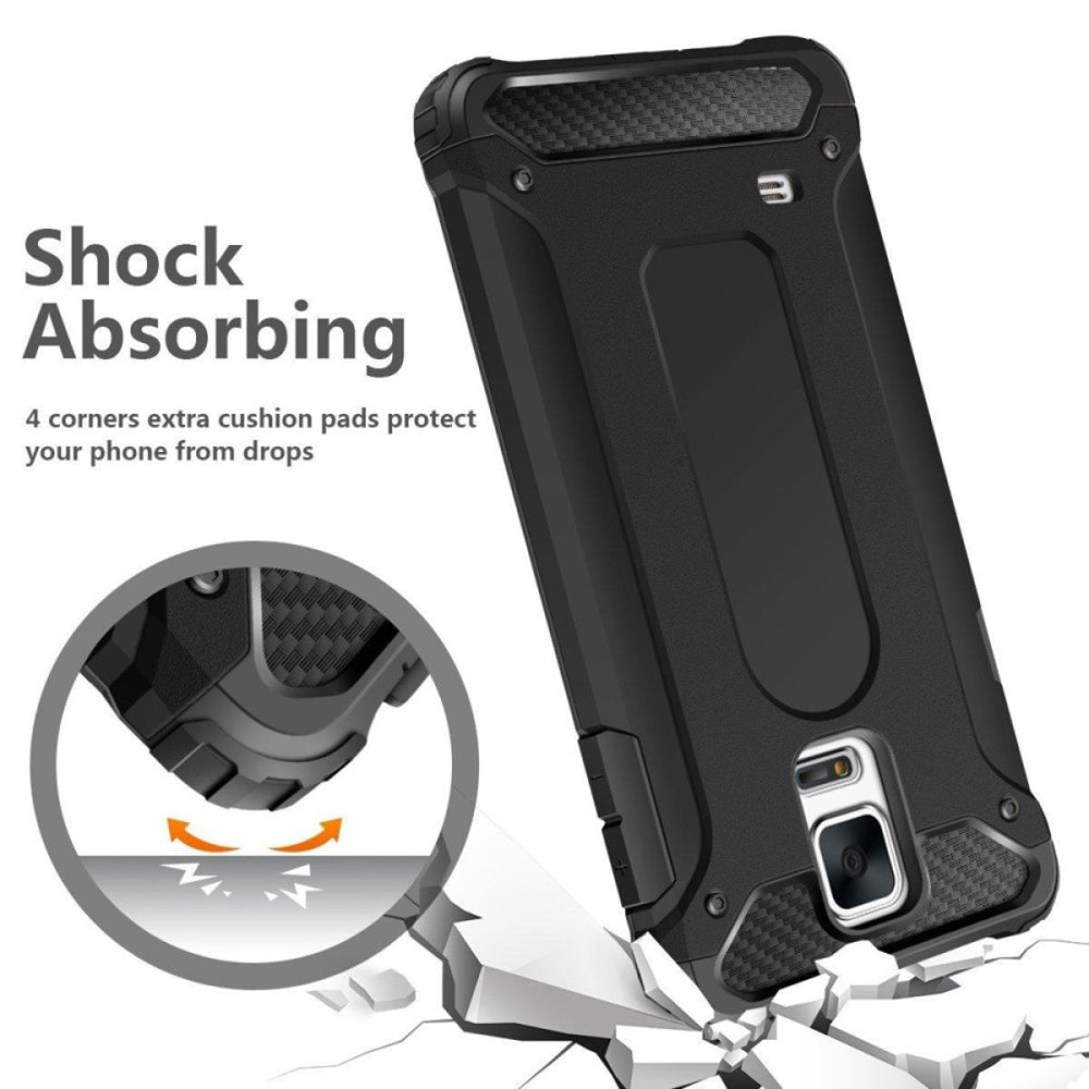 Pouzdro pro Samsung Galaxy S5 G900, Techsuit, Hybrid Armor, Černé