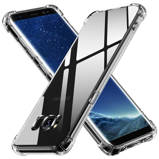 Pouzdro pro Samsung Galaxy S8+ G955, Techsuit, Odolné proti nárazům, Průhledné