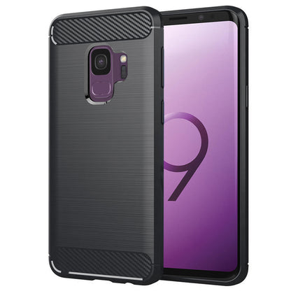Pouzdro pro Samsung Galaxy S9 G960, Techsuit, Carbon, Černá