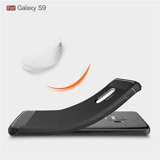 Pouzdro pro Samsung Galaxy S9 G960, Techsuit, Carbon, Černá