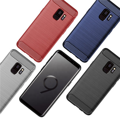Pouzdro pro Samsung Galaxy S9 G960, Techsuit, Carbon, Černá