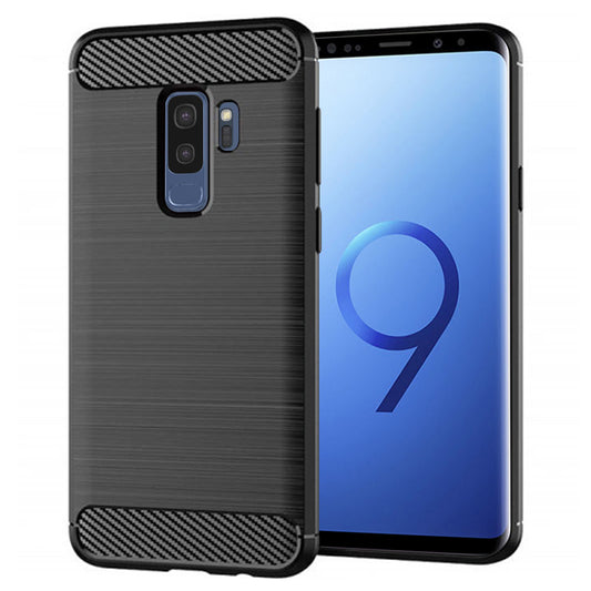 Pouzdro pro Samsung Galaxy S9+ G965, Techsuit, Carbon, Černé