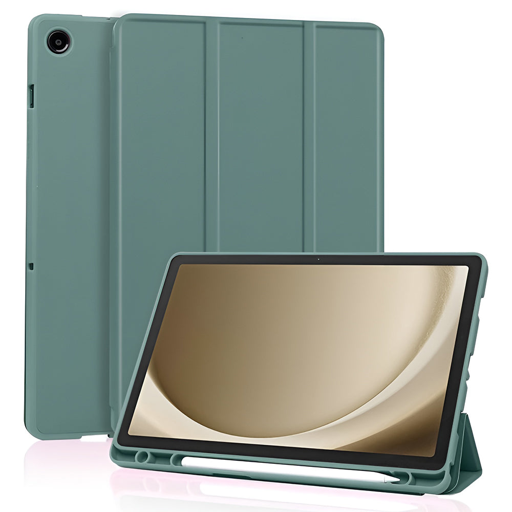 Pouzdro pro Samsung Galaxy Tab A11+ / Tab A9+, Techsuit, Flex Trifold, zelené