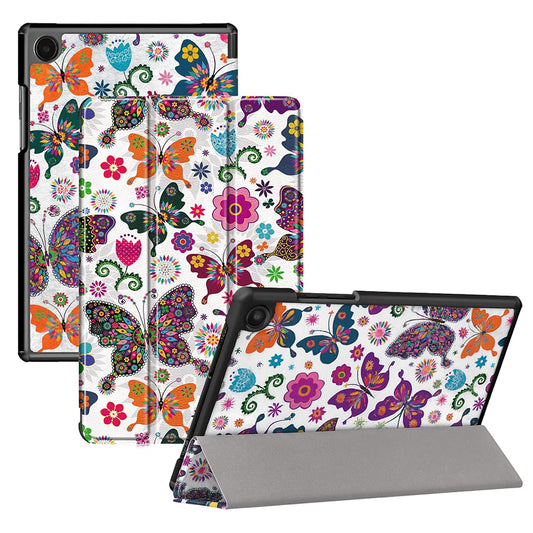Pouzdro pro Samsung Galaxy Tab A11+ / Tab A9+, Techsuit, FoldPro Butterfly, vícebarevné