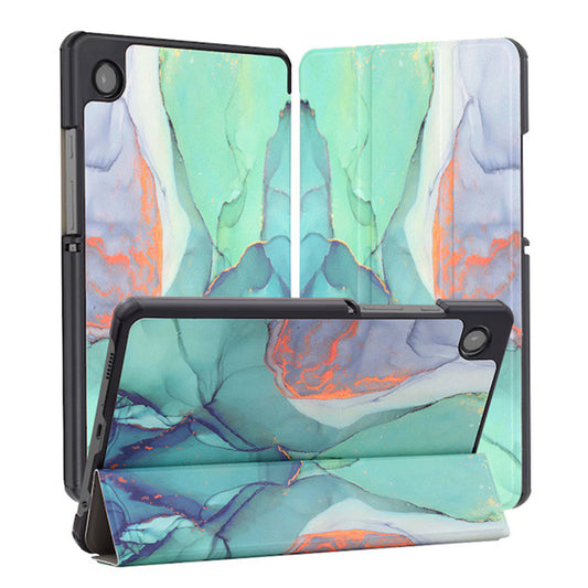 Pouzdro pro Samsung Galaxy Tab A11+ / Tab A9+, Techsuit, FoldPro Green Time, vícebarevné