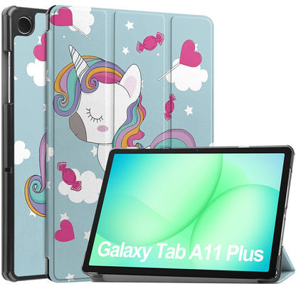 Pouzdro pro Samsung Galaxy Tab A11+ / Tab A9+, Techsuit, FoldPro Unicorn, Vícebarevné
