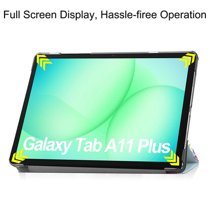 Pouzdro pro Samsung Galaxy Tab A11+ / Tab A9+, Techsuit, FoldPro Unicorn, Vícebarevné