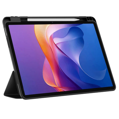 Pouzdro pro Samsung Galaxy Tab A11 / Tab A9, Techsuit, Flex Trifold New Model, Šedé