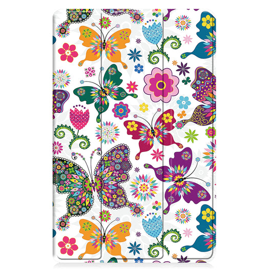 Pouzdro pro Samsung Galaxy Tab A11 / Tab A9, Techsuit, FoldPro Butterfly Nový Model, Vícebarevné