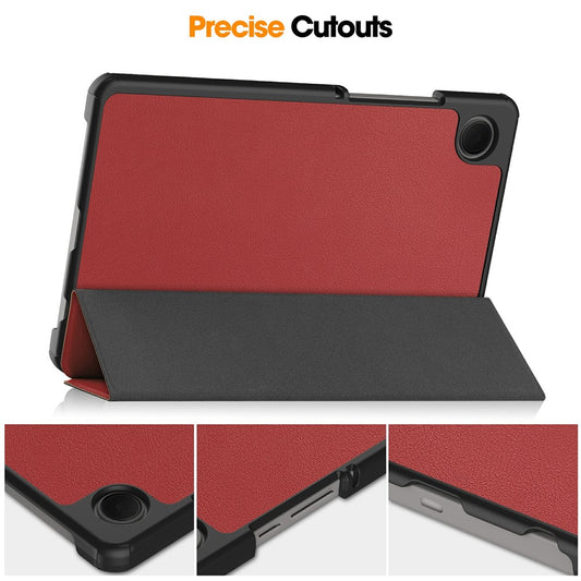 Pouzdro pro Samsung Galaxy Tab A11 / Tab A9, Techsuit, FoldPro Nový Model, Červené