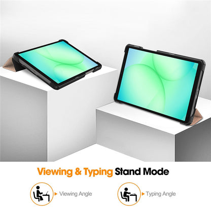 Pouzdro pro Samsung Galaxy Tab A11 / Tab A9, Techsuit, FoldPro, Růžové Zlato
