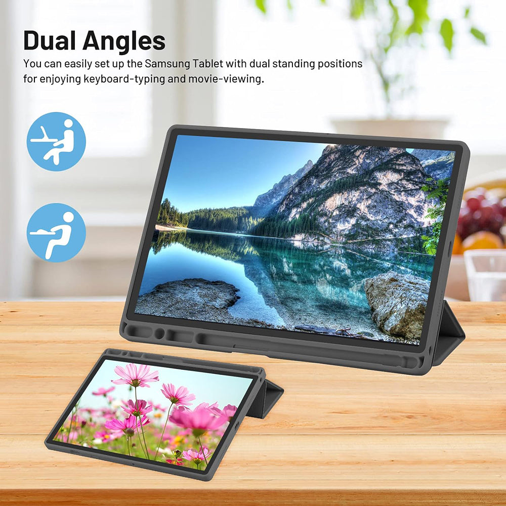 Pouzdro pro Samsung Galaxy Tab A8 10.5 (2021), Techsuit, Flex Trifold, modré