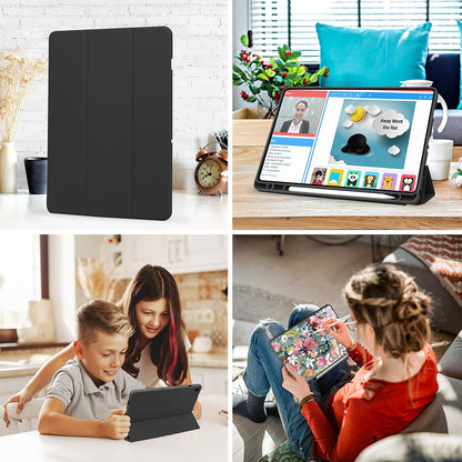 Pouzdro pro Samsung Galaxy Tab A11 / Tab A9, Techsuit, Flex Trifold, Tmavě modré