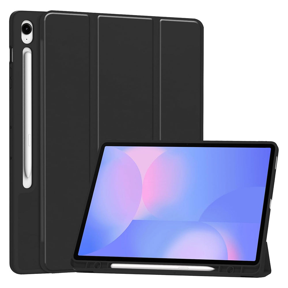 Pouzdro pro Samsung Galaxy Tab S10 FE+, Techsuit, Flex Trifold, černé