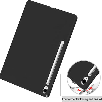 Pouzdro pro Samsung Galaxy Tab S10 FE+, Techsuit, Flex Trifold, černé